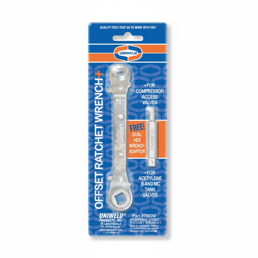 LLAVE MATRACA ANGULAR CON ADAPTADOR 3/1