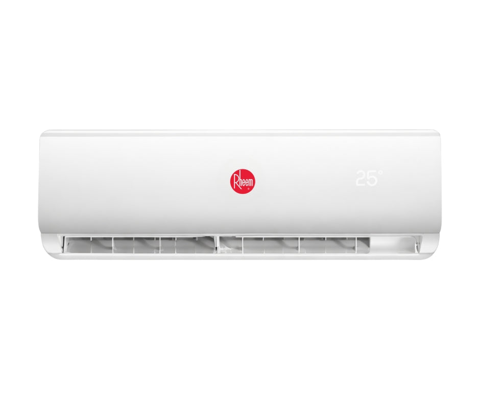 Unidad interior de Mini Split Rheem modelo RTAE12H2 de 1 Tonelada, función frío y calor con refrigerante R410A a 230V.