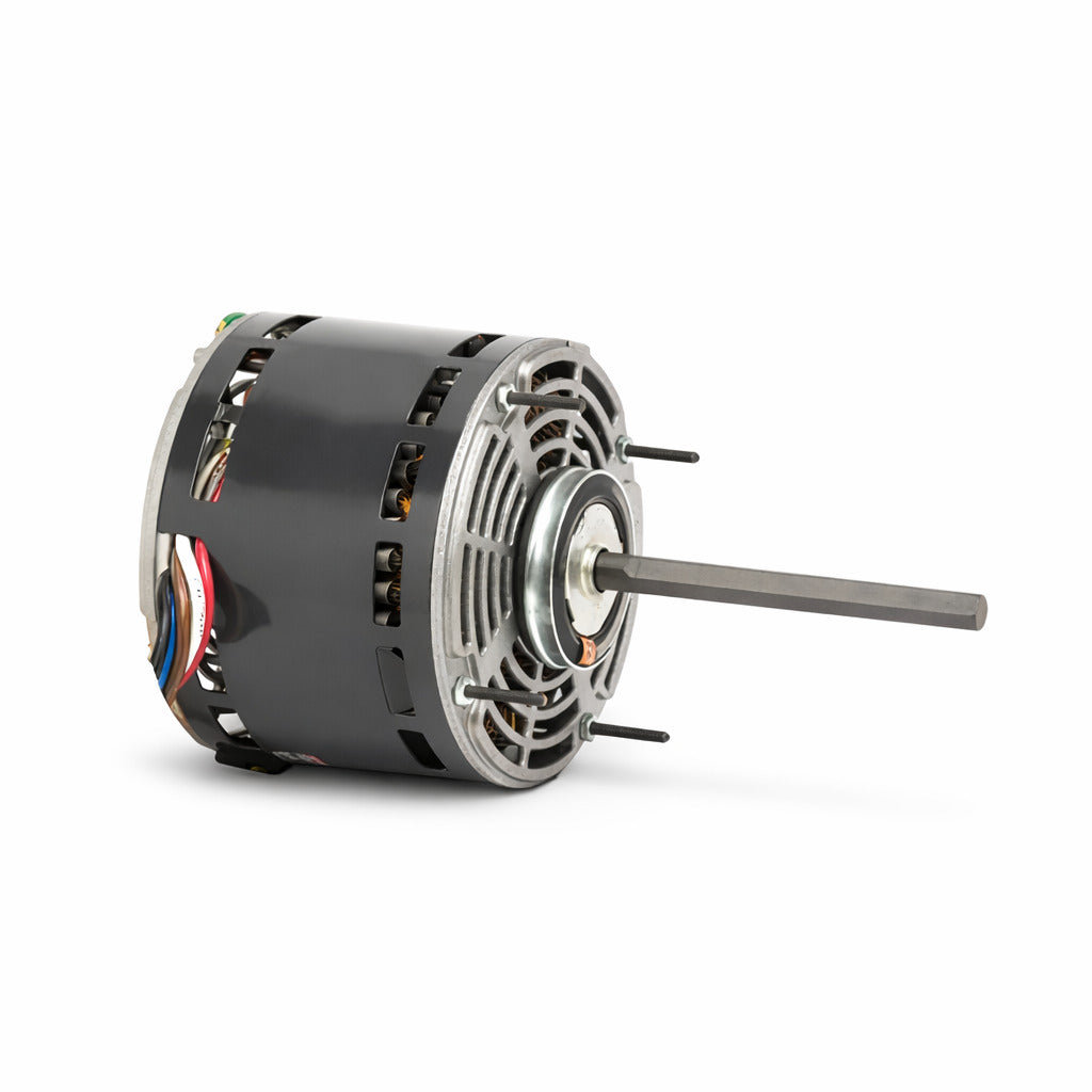 Motor eléctrico monofásico US Motors modelo 8905 de 3/4 HP para unidades evaporadoras y manejadoras de aire.