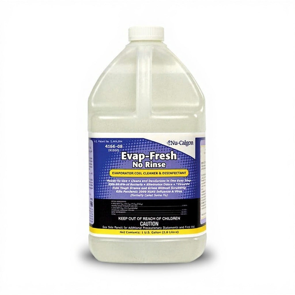 Limpiador y desinfectante de evaporador Nu-Calgon Evap-Fresh No Rinse 4166-08 de 1 galón profesional