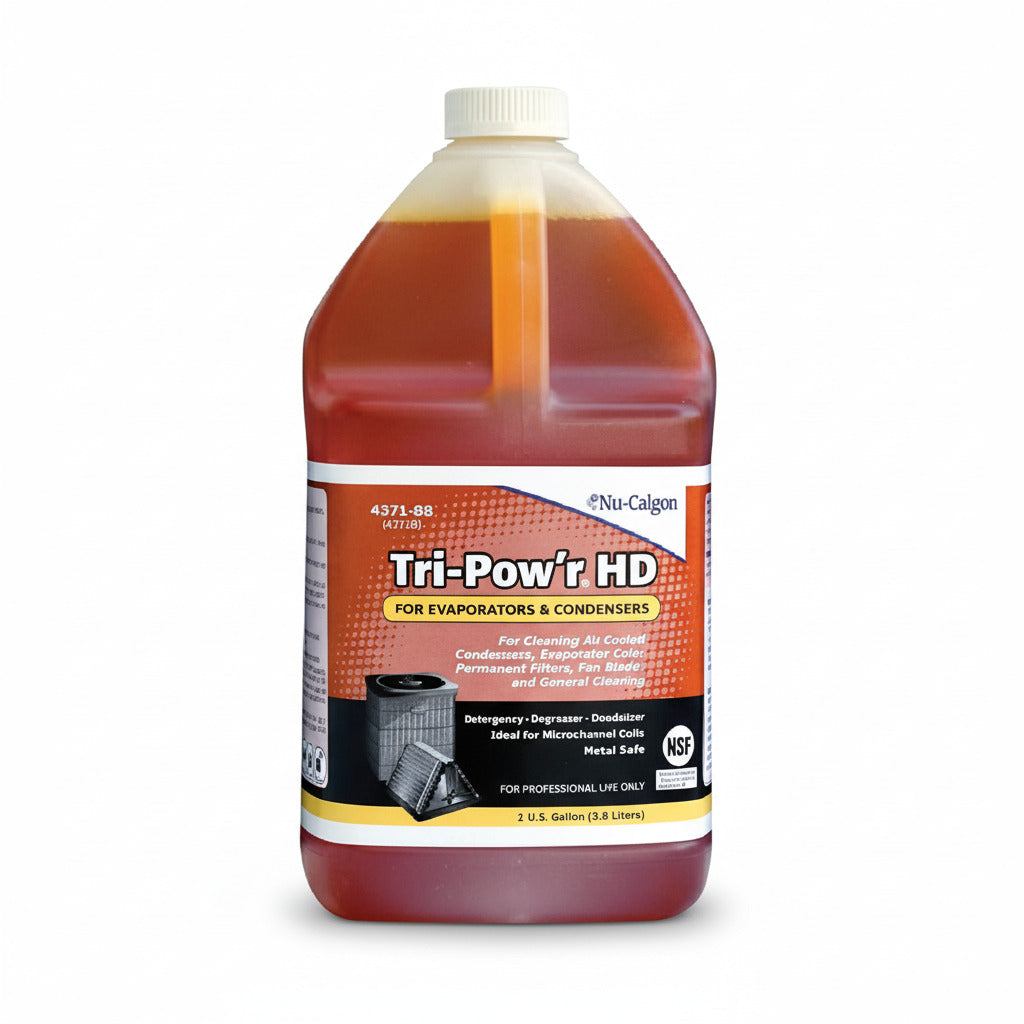 Limpiador de serpentín y evaporador Nu-Calgon Tri-Pow’r HD 4371-88 de 1 galón desengrasante industrial
