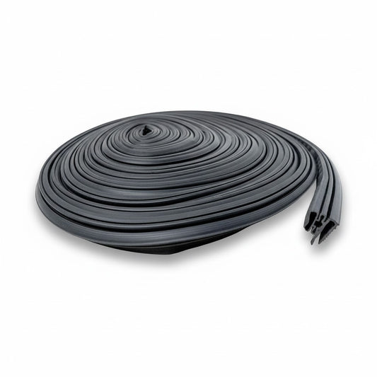 EMPAQUE PERFIL CEJA CORTA NEGRO ROLLO 12