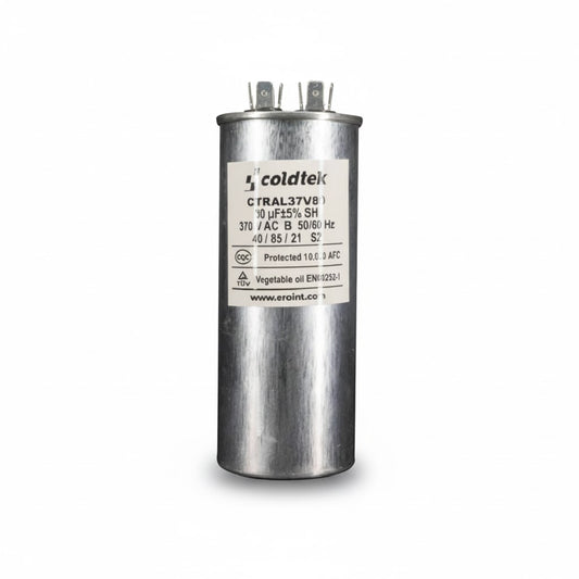 CAPACITOR, TRABAJO, ALUMINIO, 80 MF 370V