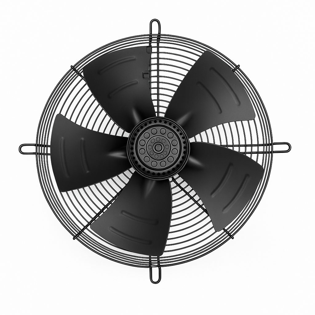 Ventilador Axial 350mm con Rejilla Posterior – 5 Aspas 230-1 CW