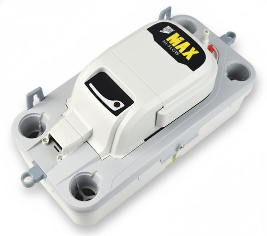 Bomba automática de condensado con tanque marca Aspen Pumps modelo FP3350 para sistemas HVAC de 115 voltios.