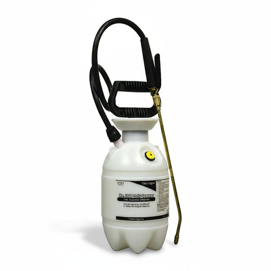 Bomba aspersora manual de presión Nu-Calgon modelo 4770-20 de un galón para mantenimiento de aire acondicionado.