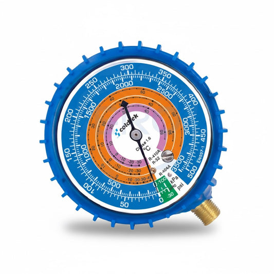 MANOMETRO PARA BAJA EN R410A, R22, R404