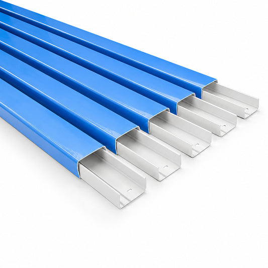 Canaleta Blanca NORCUL OD.110 de 4 3/8 pulgadas 75x110x2000 mm para instalaciones de aire acondicionado minisplit y sistemas HVAC