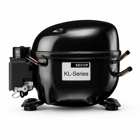 Compresor SECOP KLE6.6GFHX 106G6703 R134a 115-127V para refrigeración comercial