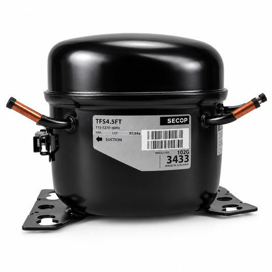 Compresor SECOP TFS4.5FT 102G4433 R134a 220V para refrigeración comercial