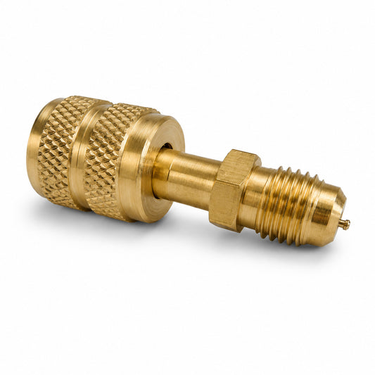 Conector recto GB-AD86 para puerto R410A utilizado en sistemas minisplit y HVAC