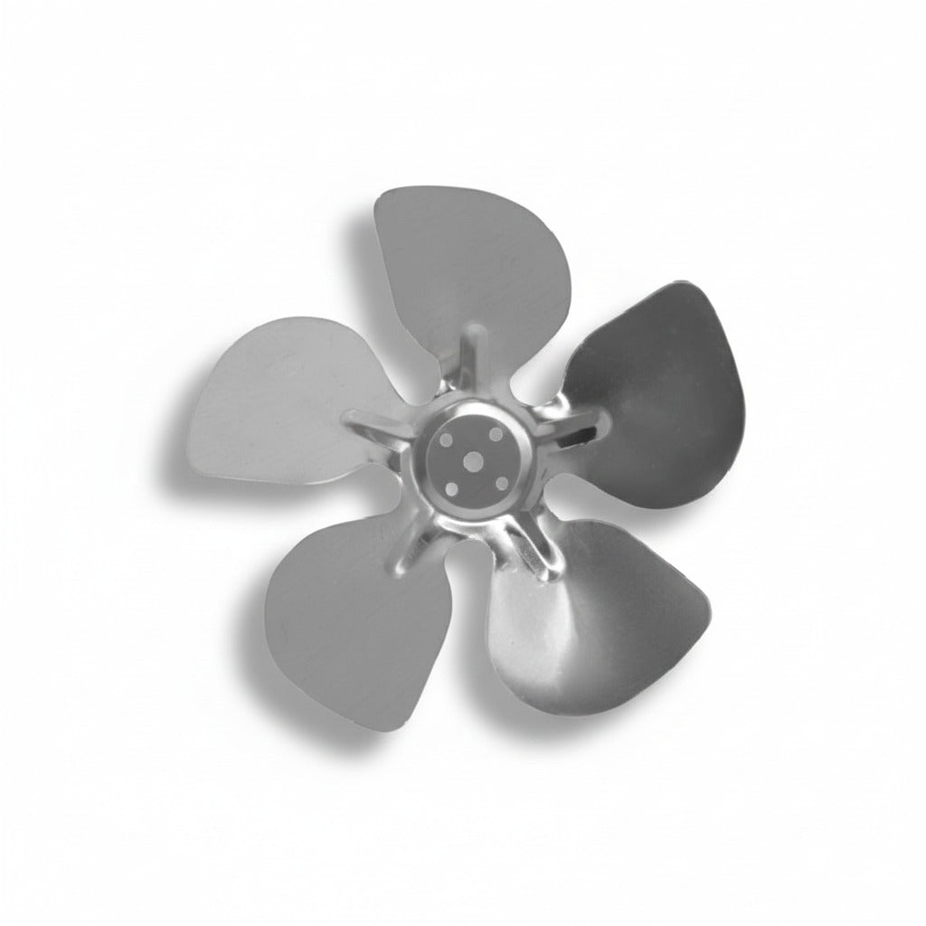 Aspa de aluminio profesional de 8 pulgadas y 5 hojas de ERO Internacional para motores de ventilación.