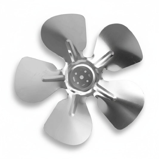 Aspa de aluminio industrial de 10 pulgadas y 5 hojas para motores de ventilación de ERO Internacional.