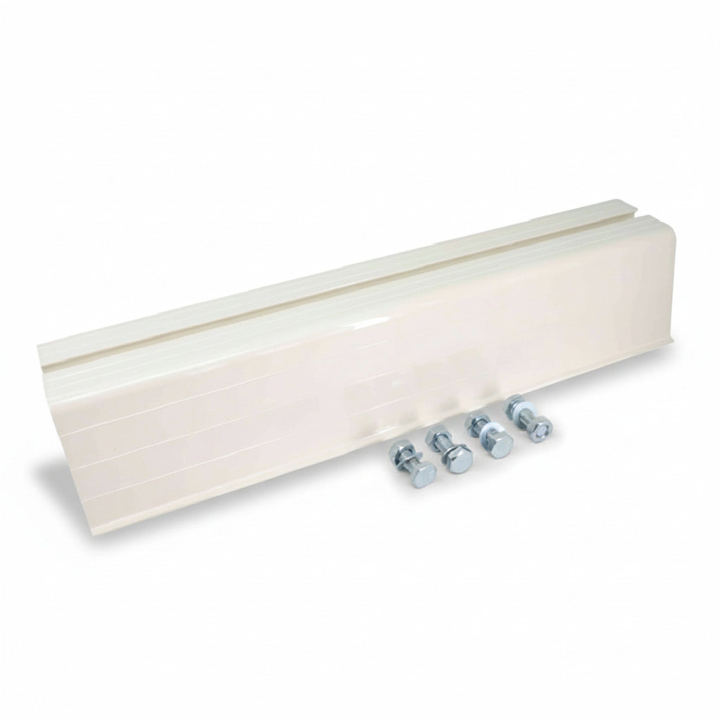 Base de piso profesional fabricada en PVC de alta resistencia para unidades condensadoras de aire acondicionado de 1 a 2 toneladas.