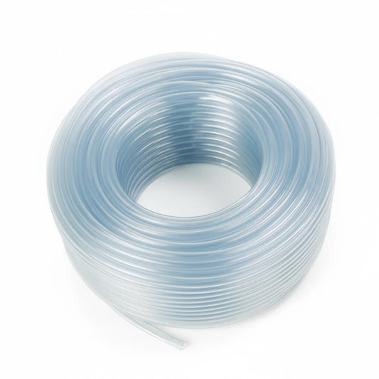 Rollo de 50 metros de manguera de vinilo transparente de 1/4 de pulgada para drenaje de aire acondicionado marca NOR.