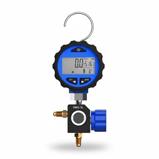 Manómetro digital de baja presión Elitech SMG-1L con visor de líquido profesional