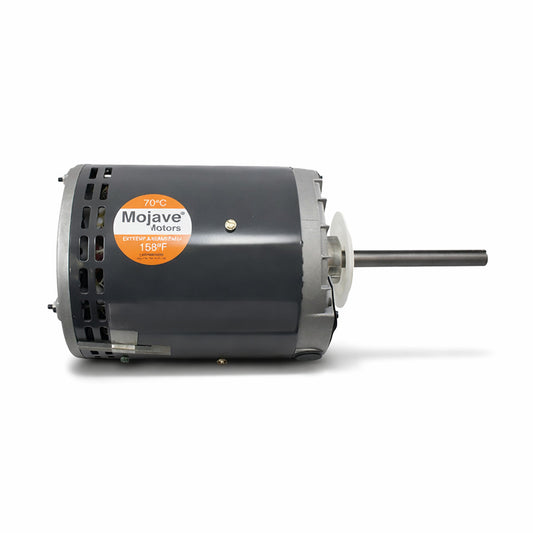 Motor eléctrico trifásico US Motors modelo 1819H de 1.5 HP sin base para ventiladores de condensador y manejadoras de aire.