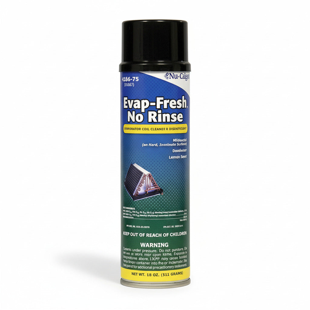 Limpiador y desinfectante de evaporador Nu-Calgon Evap-Fresh No Rinse 4166-75 aerosol de 18 oz profesional