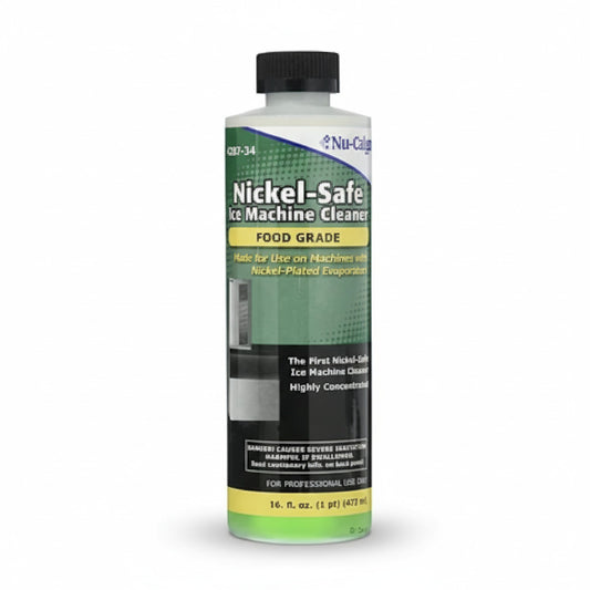 Limpiador desincrustante Nickel-Safe Nu-Calgon 4287-34 de 16 oz para máquina de hielo profesional