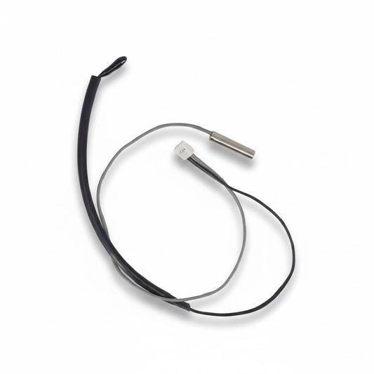 Sensor de temperatura metálico tipo pozo para serpentín de aire acondicionado marca ERO modelo ERO-SSMSLG001.