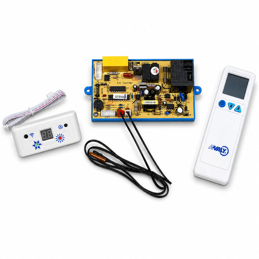Tarjeta Universal AVALY VA-TJ08PGC para minisplit con display digital y control remoto