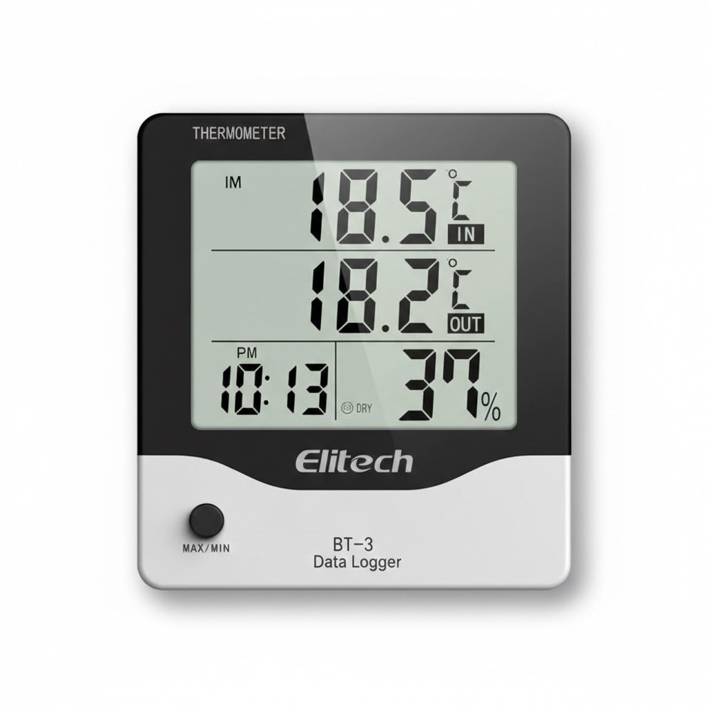 Termohigrómetro digital Elitech BT-3 medidor de temperatura y humedad profesional
