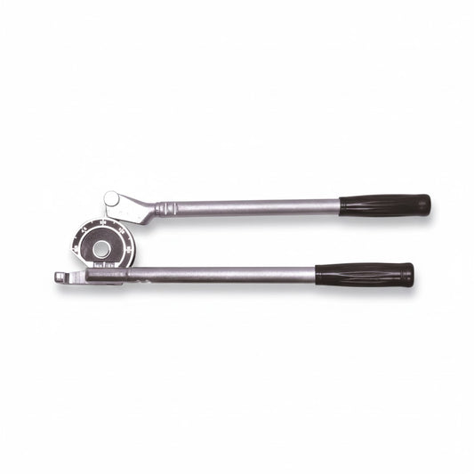 Doblador de tubo profesional Uniweld UNI-70011 de palanca para tubería de 1/2 pulgada en sistemas de refrigeración.