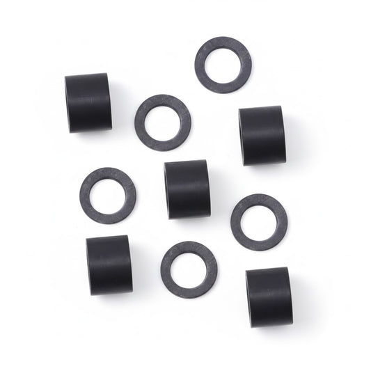 Junta de hule negro individual original Uniweld UNI-HX14N100PZA para mangueras de carga de refrigeración.