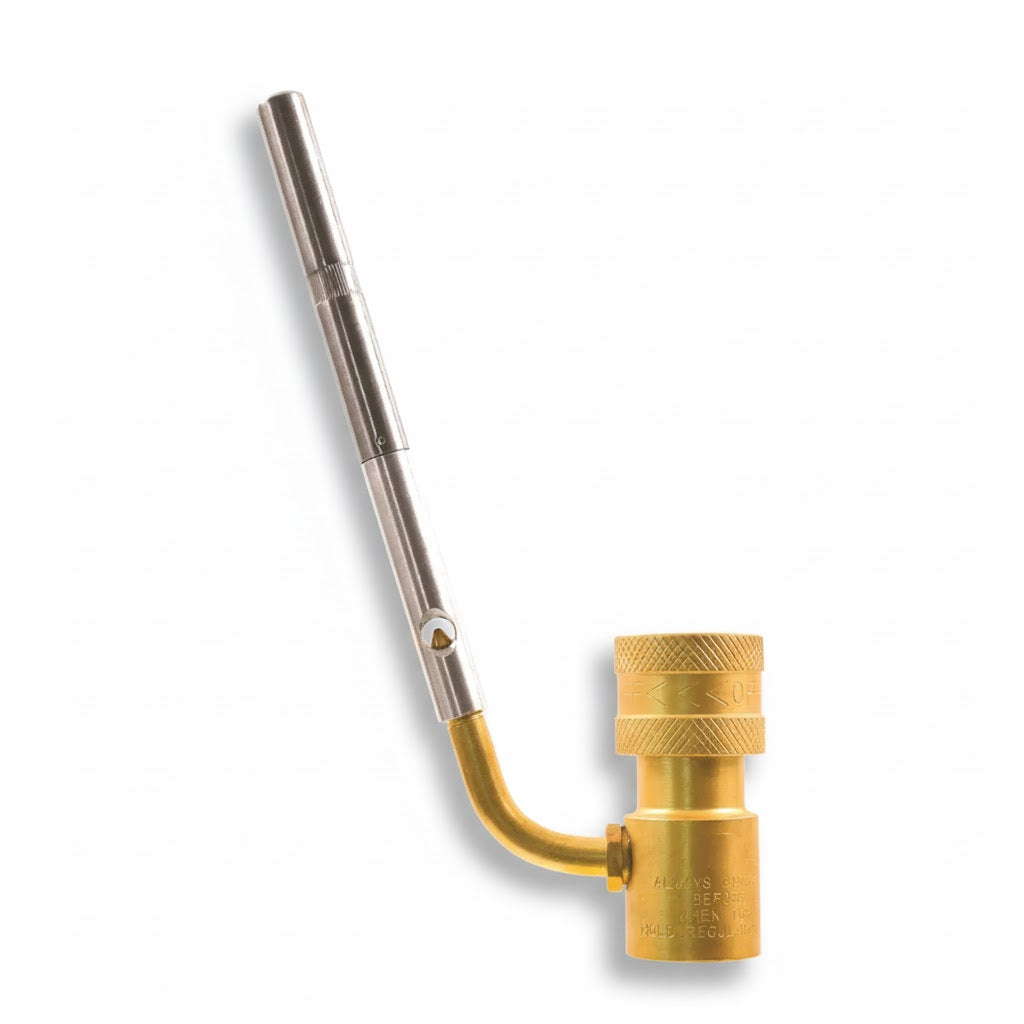 Boquilla sencilla profesional Uniweld UNI-RP3T5 de latón para antorcha de mano.