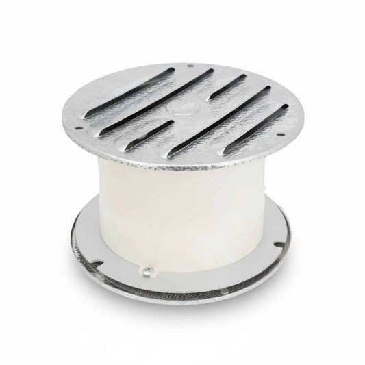 Válvula igualadora de presión redonda con calefacción a 110V para cámaras frigoríficas industriales marca ERO.